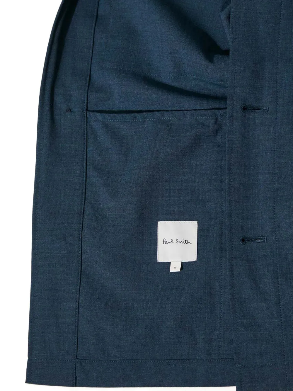 Paul Smith Button-down shirtjack met dubbele zak Blauw