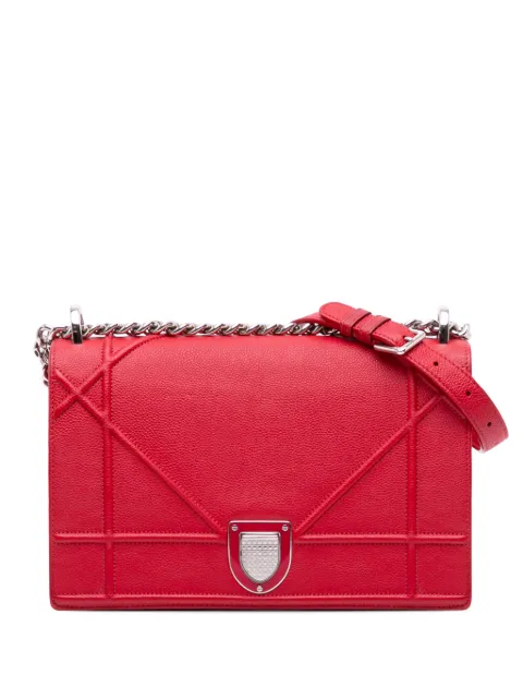 Christian Dior Pre-Owned 2016 Medium Grained Calfskin Diorama Flap crossbody bag