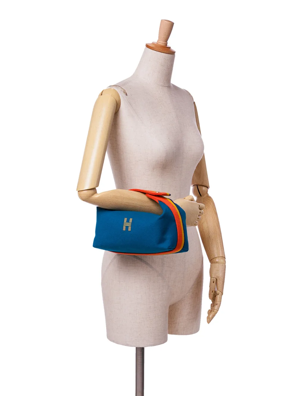 Hermès Pre-Owned 2020-2024 Small Wool Bride A Brac Rocabar Case vanity bag | Pre-Owned | Image 2