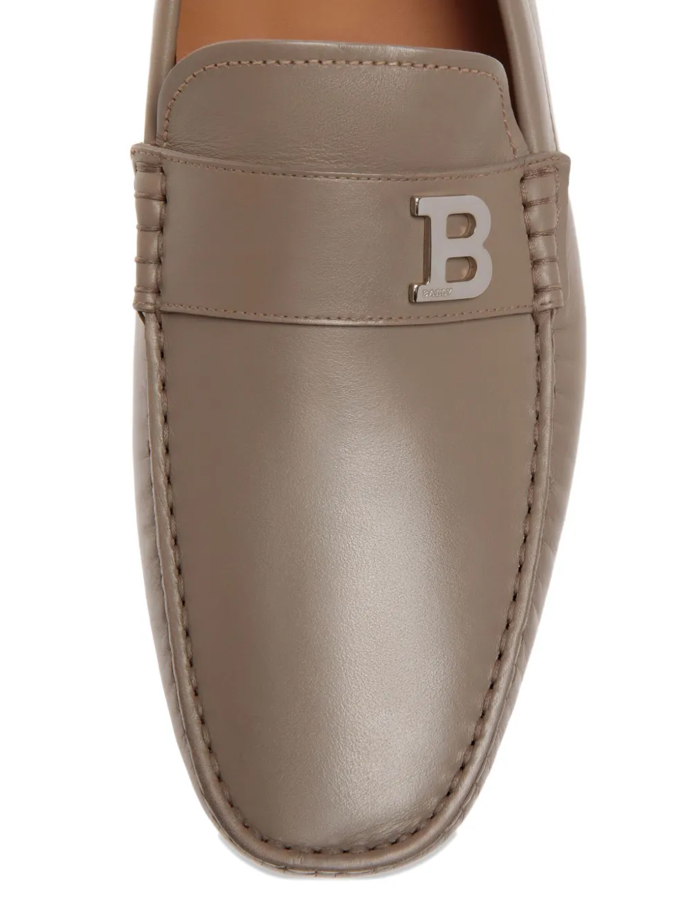 Bally leather loafers Neutrals