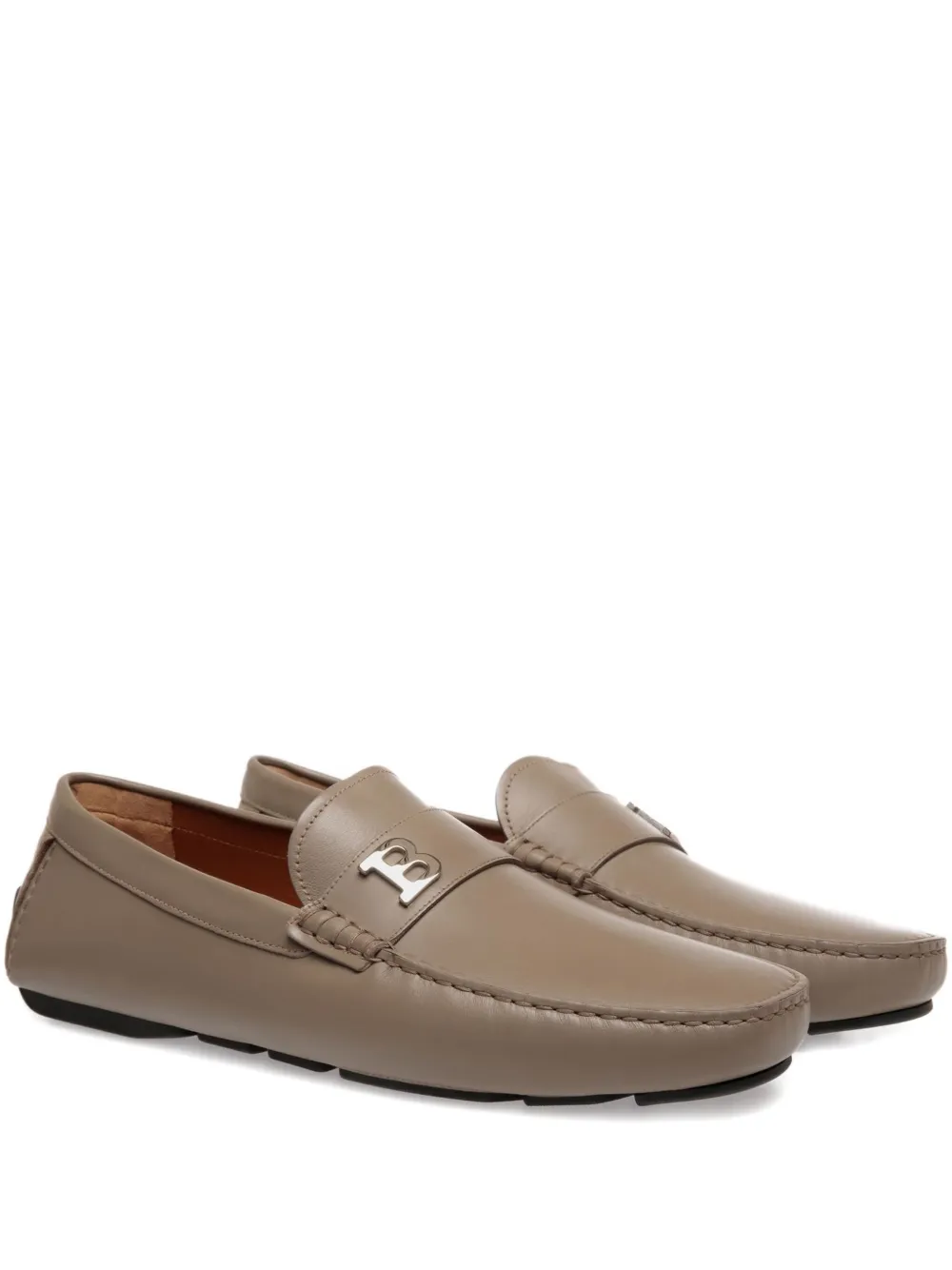 Bally leather loafers Neutrals