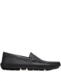 Bally Driver embossed-leather loafers - Blue