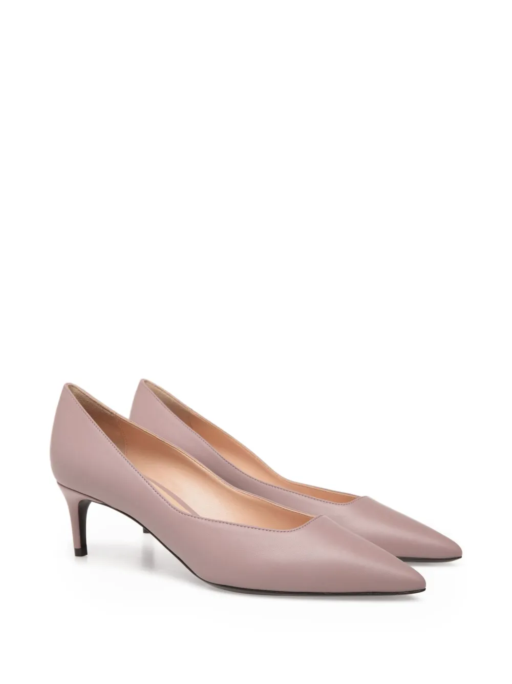 Bally leather pointed-toe pumps Pink