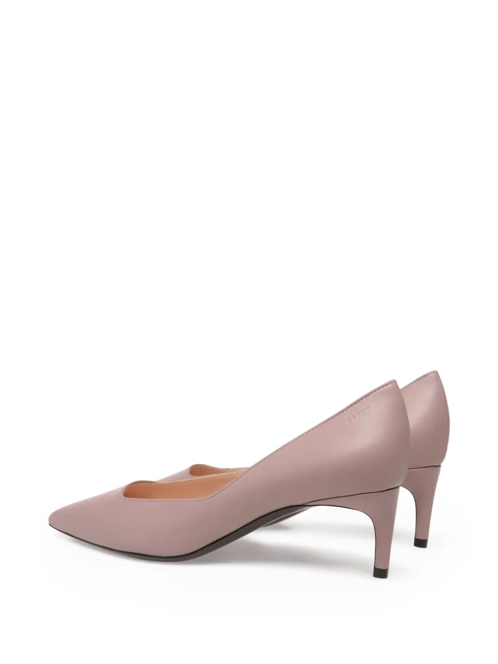Bally leather pointed-toe pumps Pink
