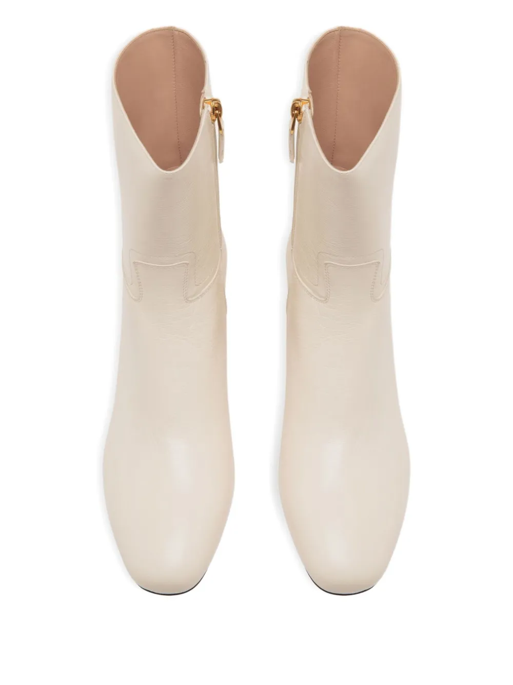 Bally Daily leren laarzen met blokhak Wit