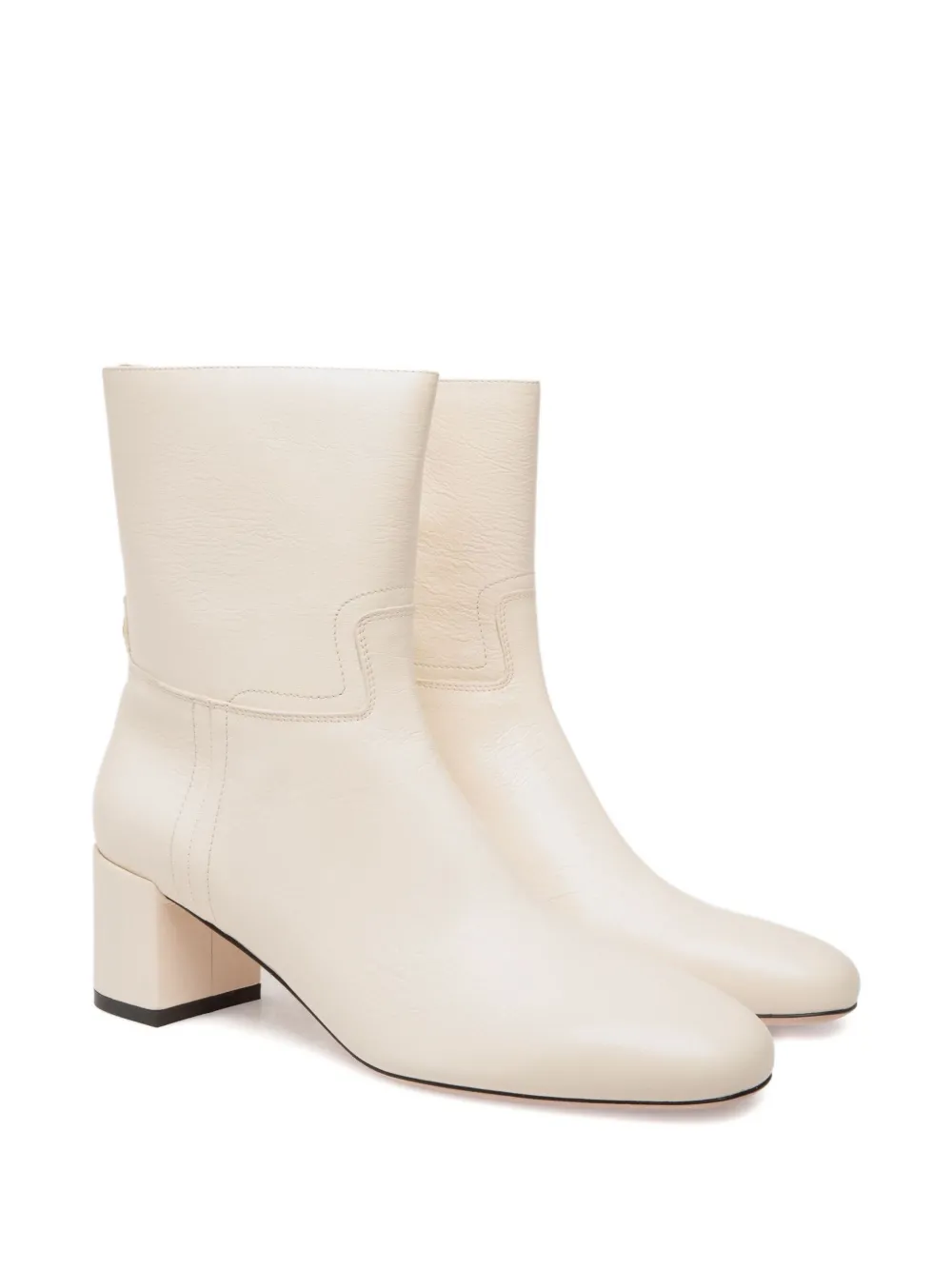 Bally Daily leren laarzen met blokhak Wit