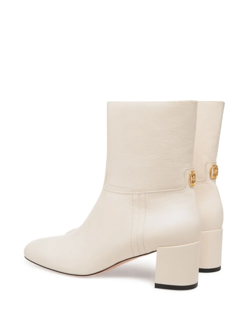 Bally Daily leren laarzen met blokhak Wit