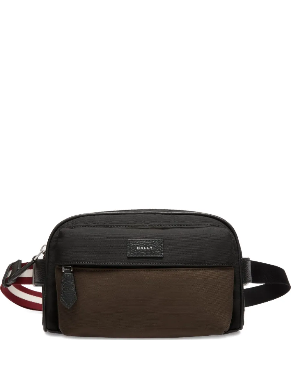 Bally logo-patch belt bag Zwart