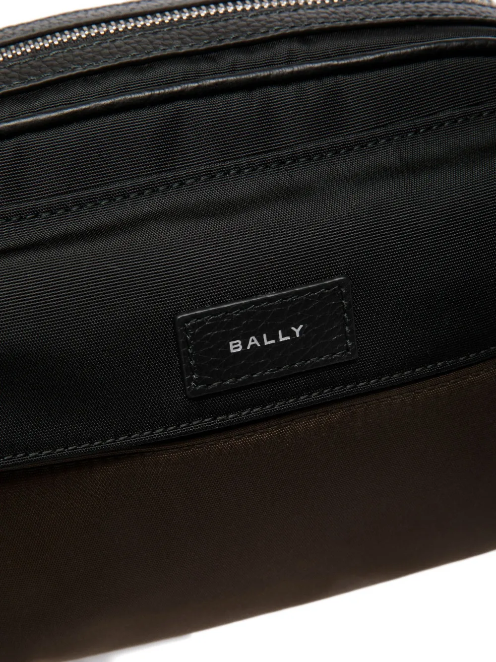 Bally logo-patch belt bag Zwart