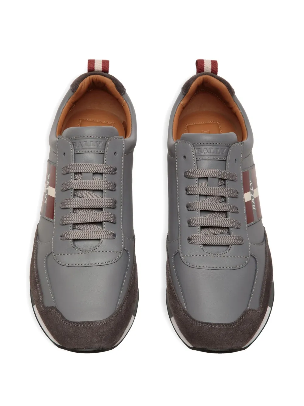 Bally Leren sneakers Grijs