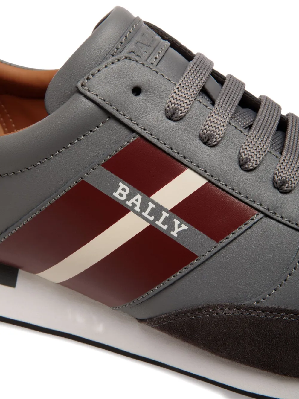 Bally Leren sneakers Grijs