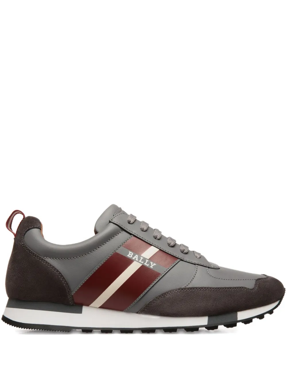 Bally lace-up leather sneakers Grey