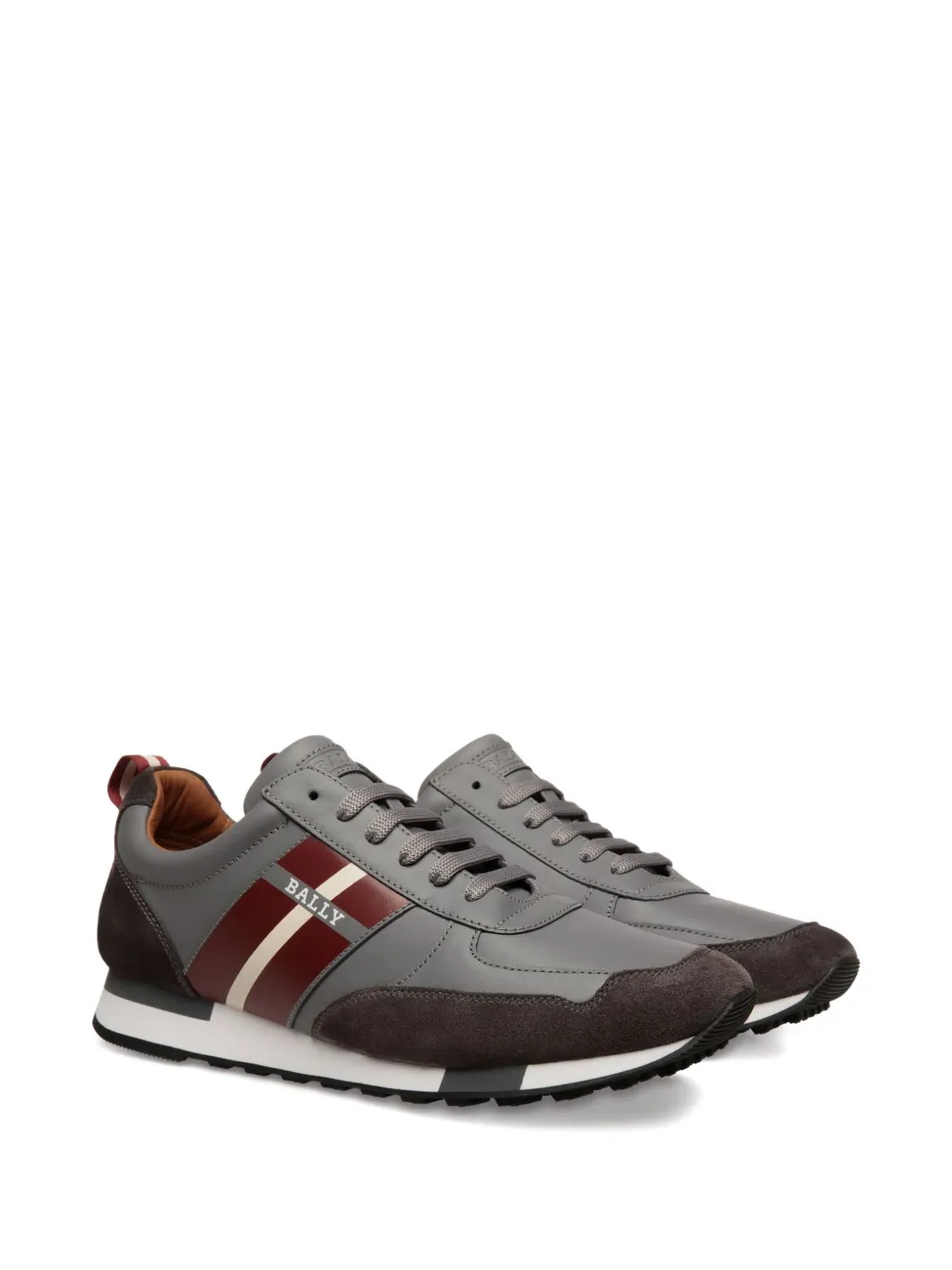 Bally Leren sneakers Grijs
