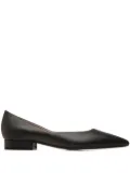 Bally leather pointed-toe flat pumps - Black