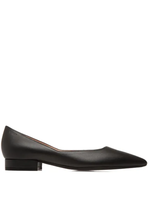 Bally leather pointed-toe flat pumps
