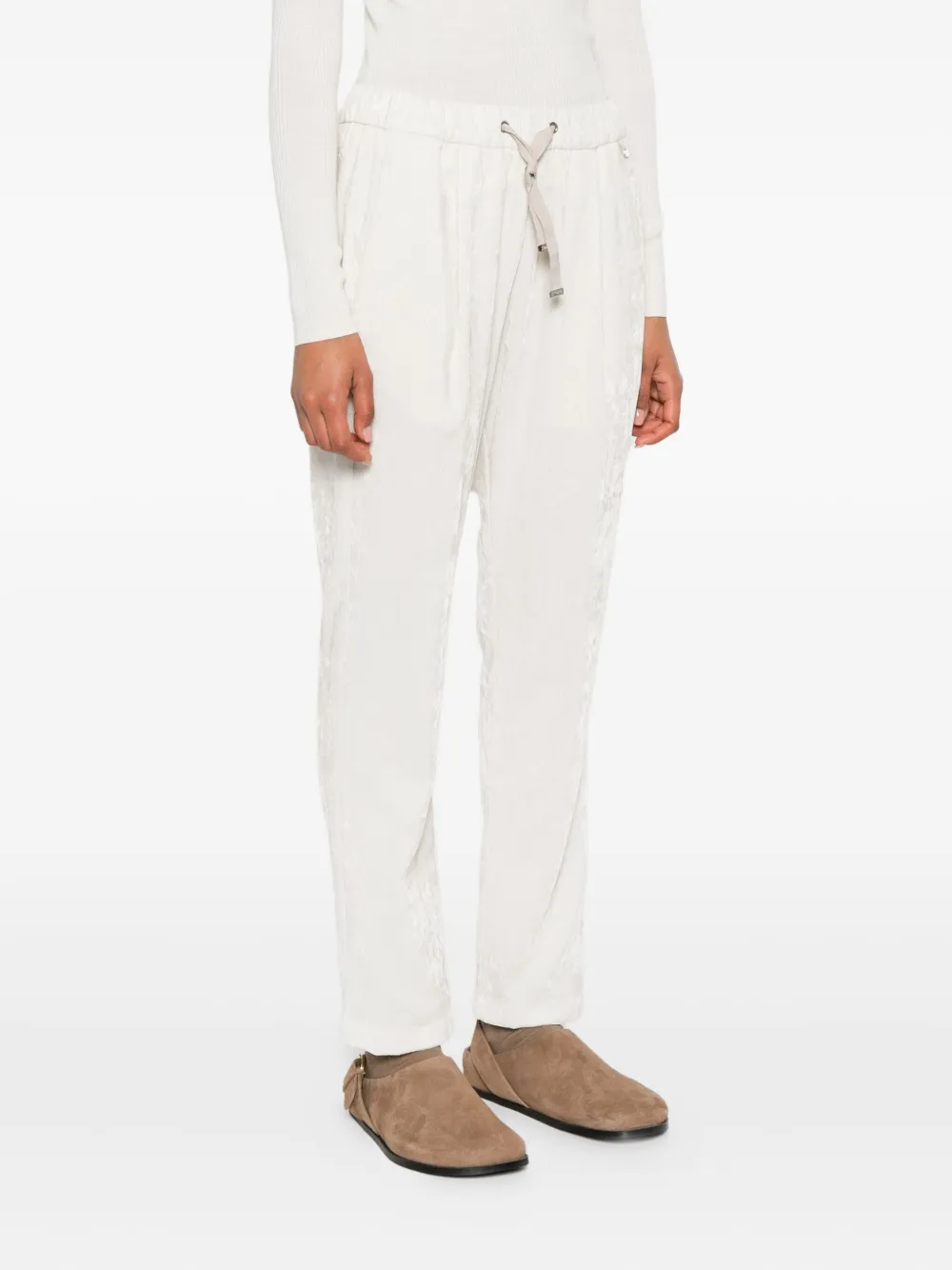 Herno Resort plooibroek met trekkoord Beige