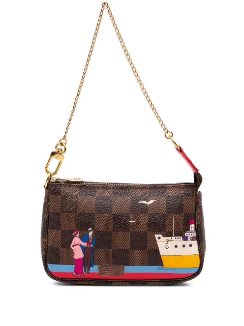 Louis Vuitton Pre-Owned 2016 Damier Ebene Transatlantic Cruises Mini Pochette Accessoires handbag