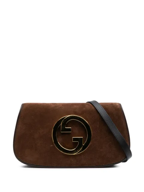 Gucci Pre-Owned 2016-2024 Suede Blondie shoulder bag