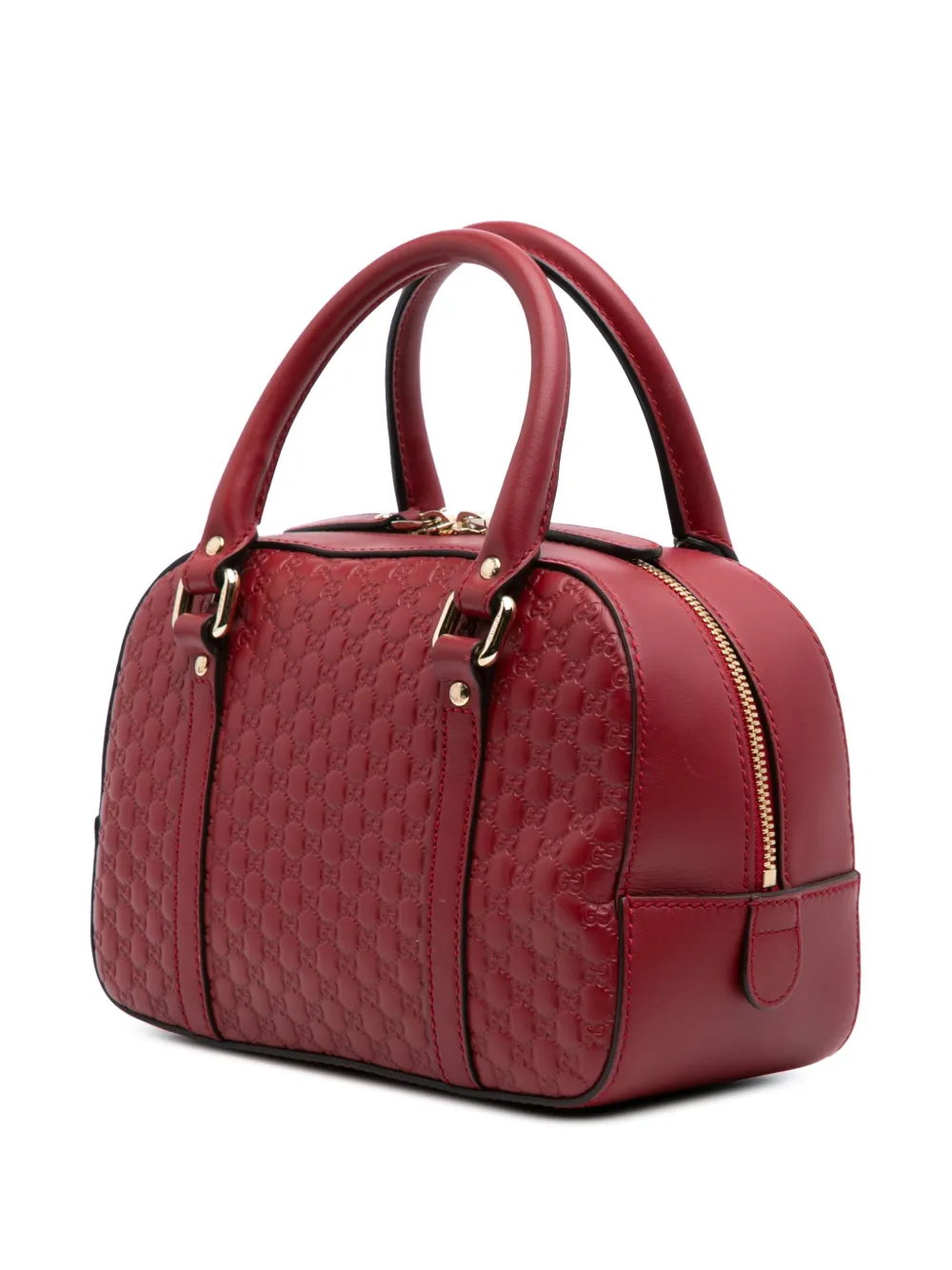 Pre-owned Gucci 2016-2024 Small Microssima Bree Satchel