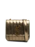 Saint Laurent Pre-Owned 2018 Small Metallic Grain De Poudre Monogram Vicky Chain Bag crossbody bag - Gold