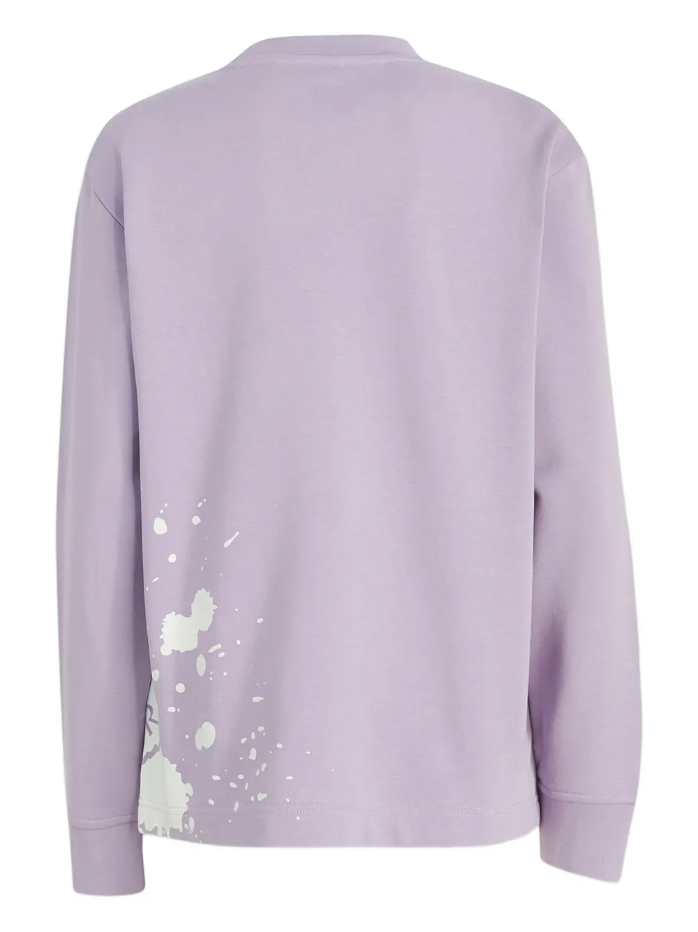 Moncler Sweater met print en lange mouwen Paars