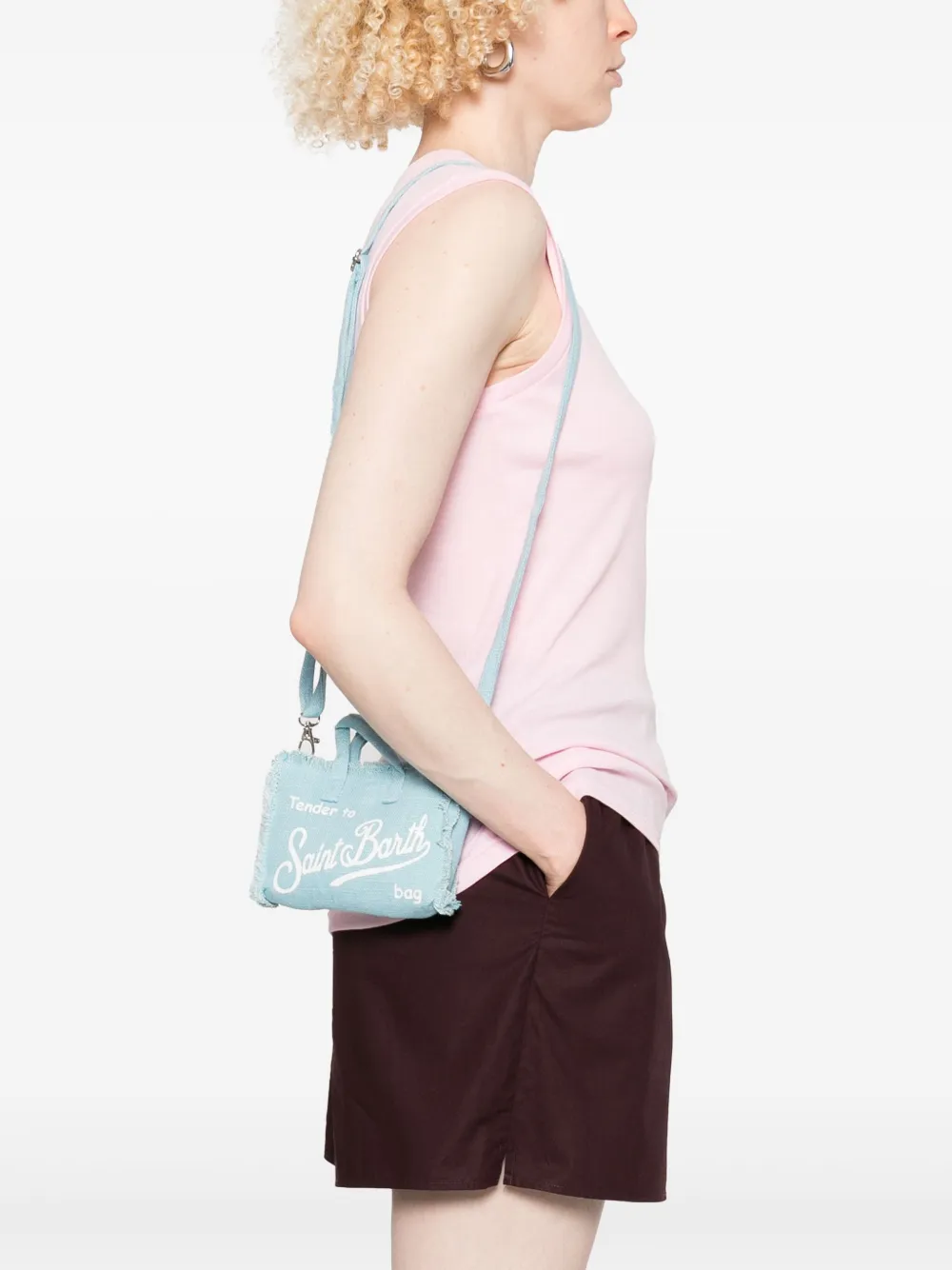 MC2 Saint Barth Colette kleine shopper Blauw