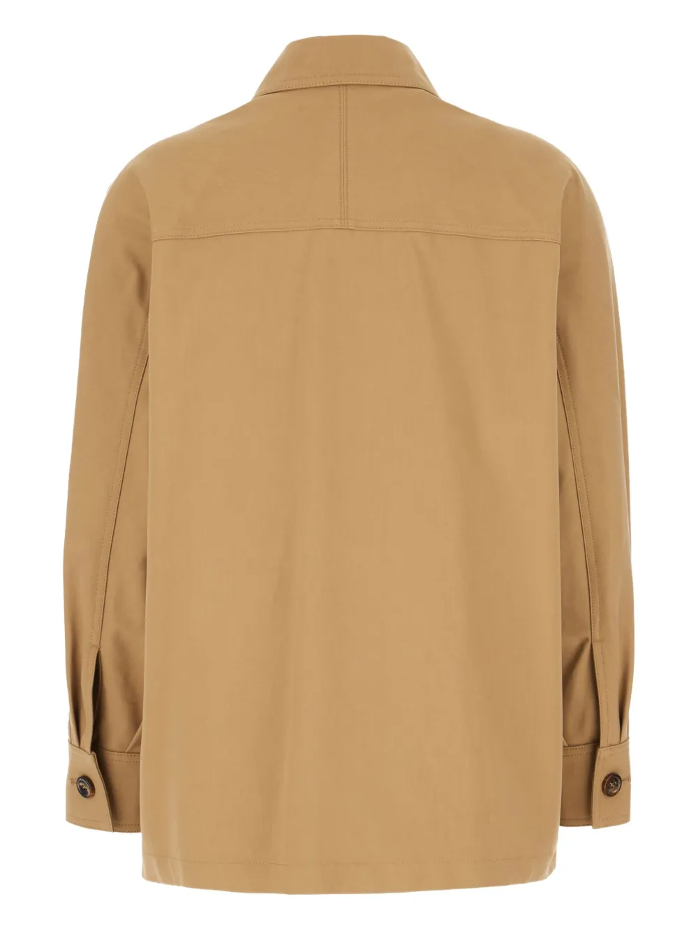 Max Mara button-fastening patch-pocket jacket | Single Breasted Coats | Image 2