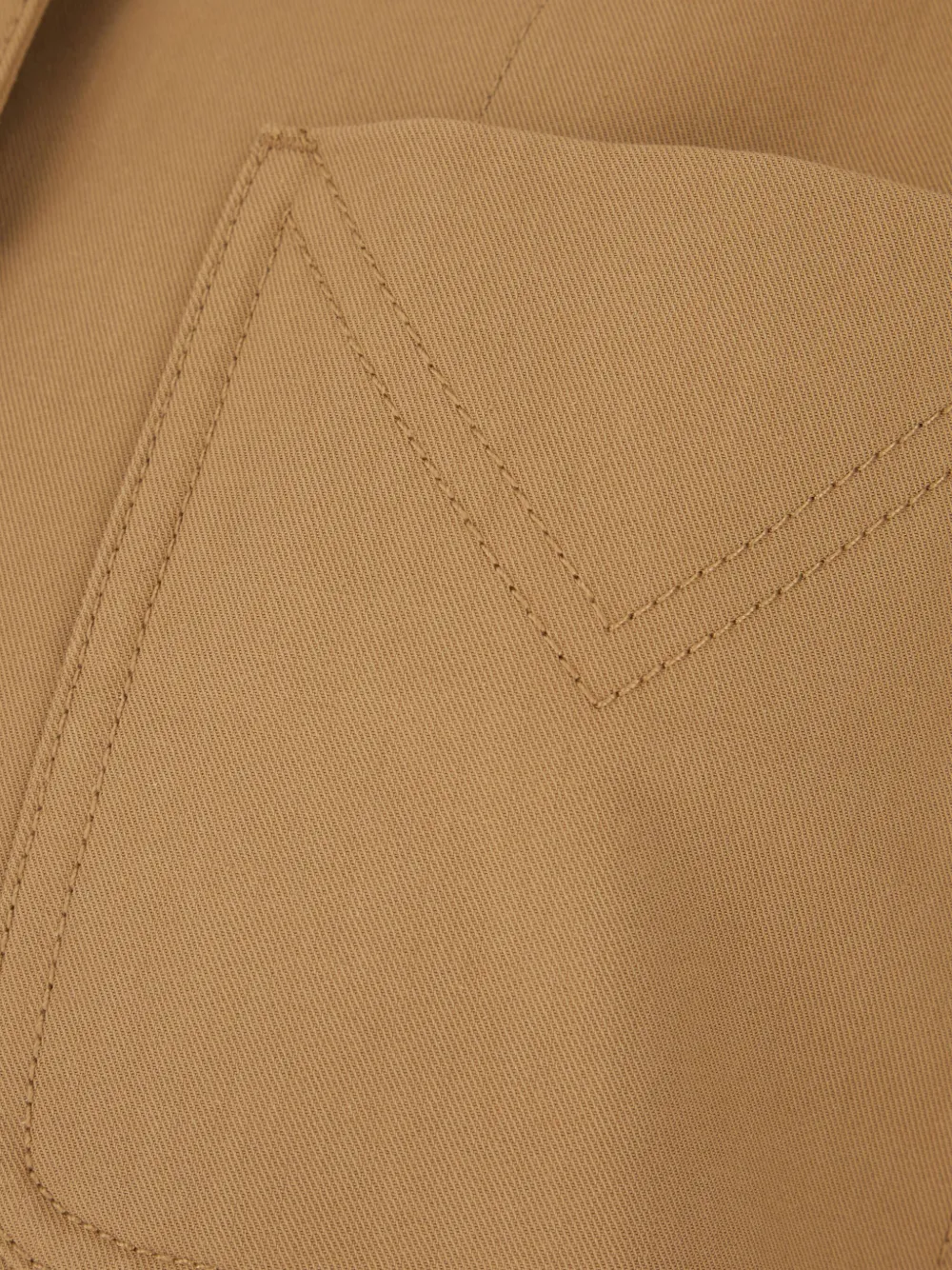Max Mara Jack met opgestikte zak en knoopsluiting Bruin