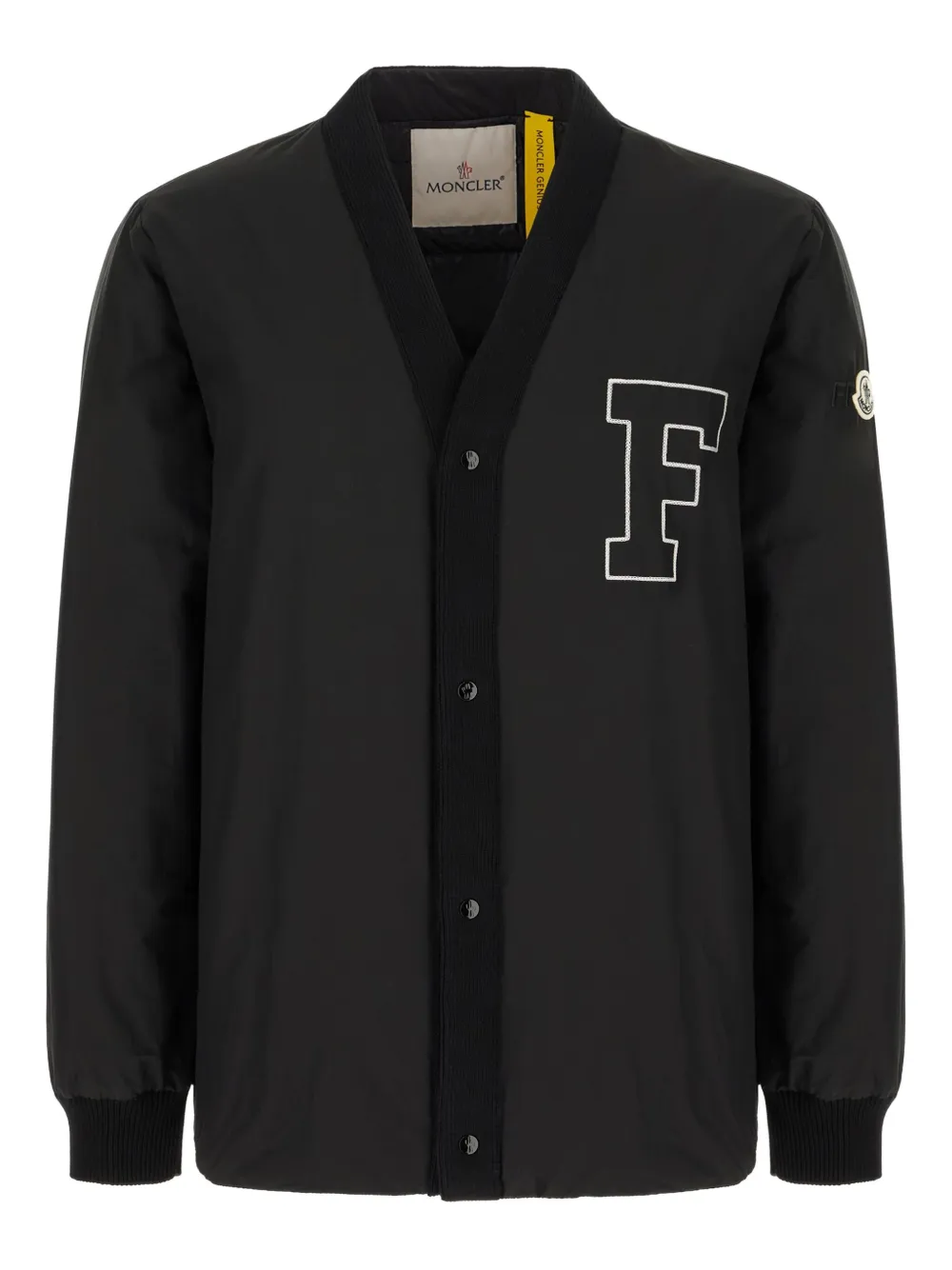 Moncler Jack met geborduurd logo Zwart