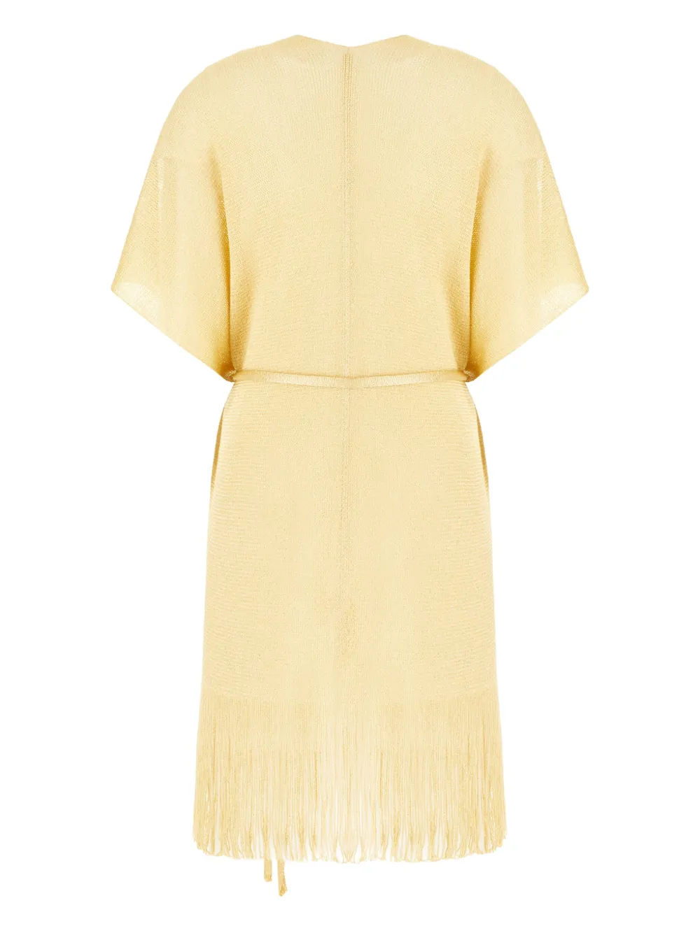 Sundek Crochet Fringe Beach Robe In Neutral