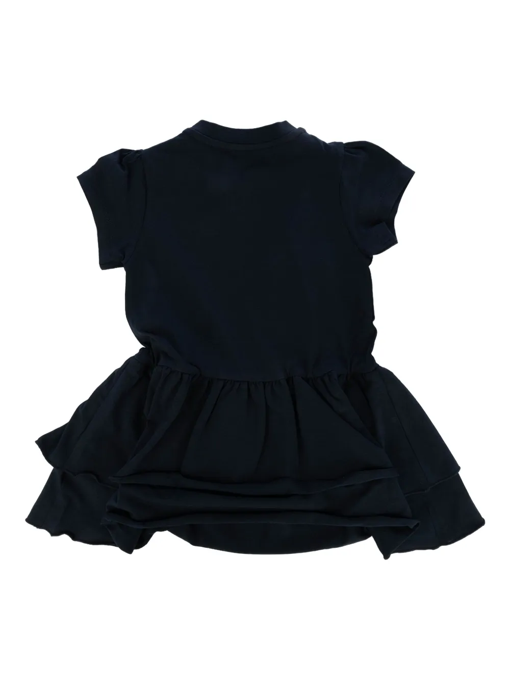 Moncler Enfant Jurk met ruches Blauw