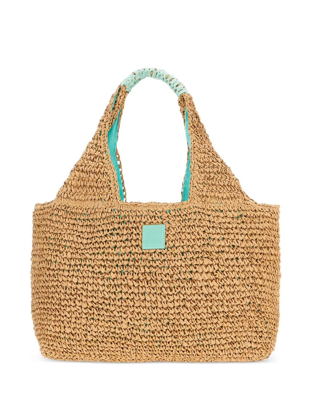 Sundek straw top-handle tote bag | Neutrals | Image 1
