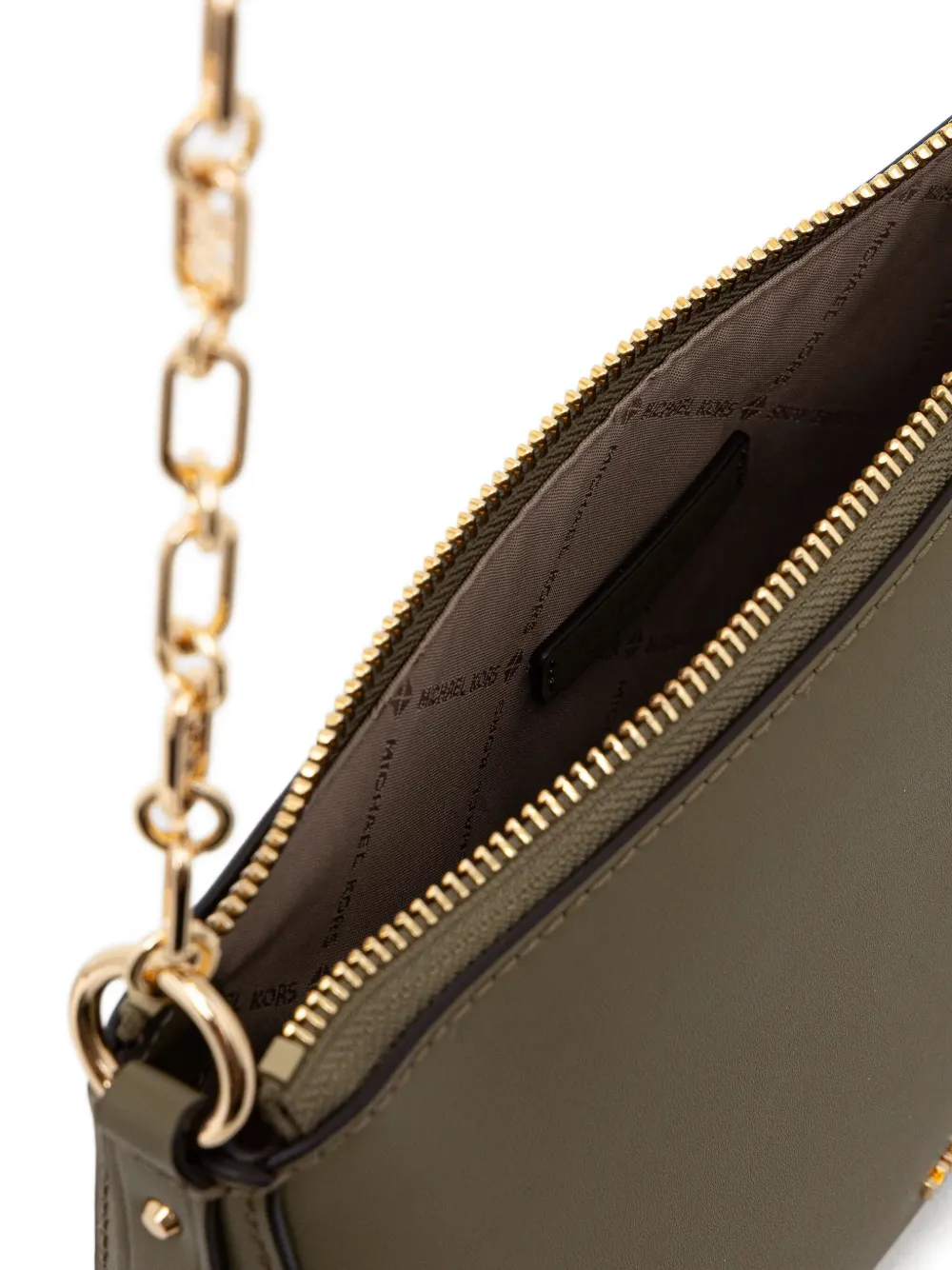 Michael Michael Kors Small Empire Chain-strap Shoulder Bag In Brown