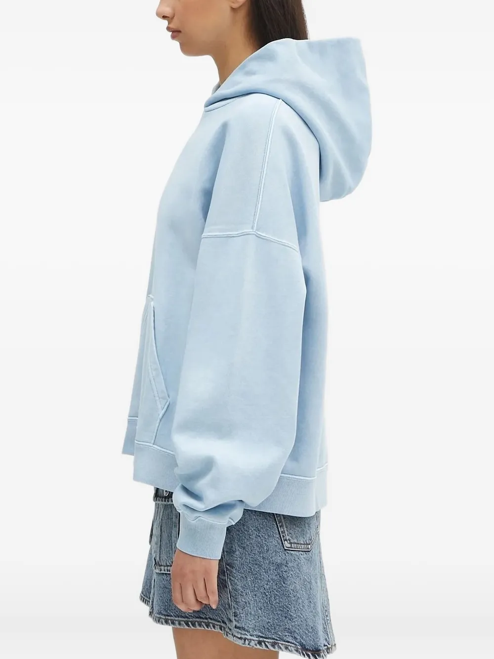 Carhartt WIP Benton hoodie met geborduurd logo - Blauw
