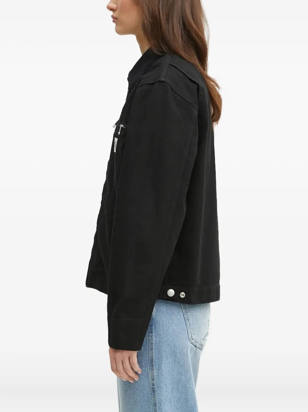 Carhartt WIP Jack met zak aan de voorkant Zwart