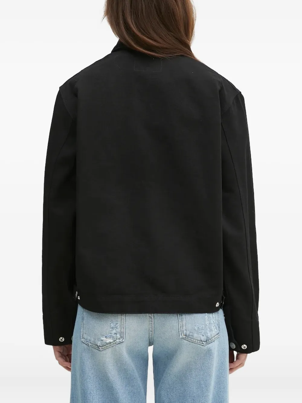 Carhartt WIP Jack met zak aan de voorkant Zwart