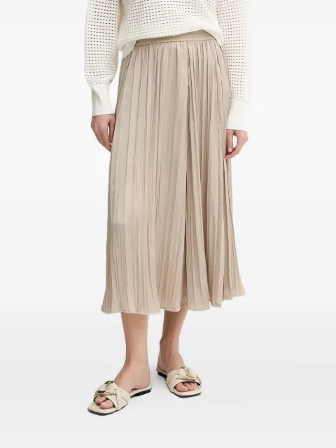 Michael Michael Kors pleated elastic-waist midi skirt