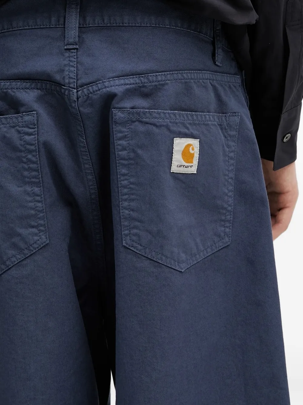 Carhartt WIP pocket-detail wide-leg trousers Blauw