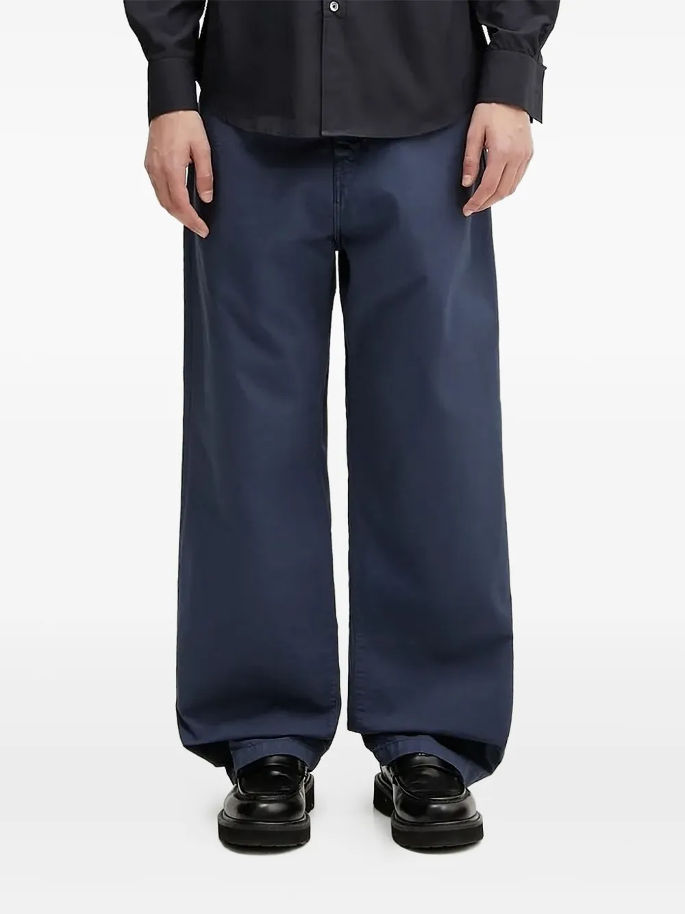 Carhartt WIP pocket-detail wide-leg trousers Blauw