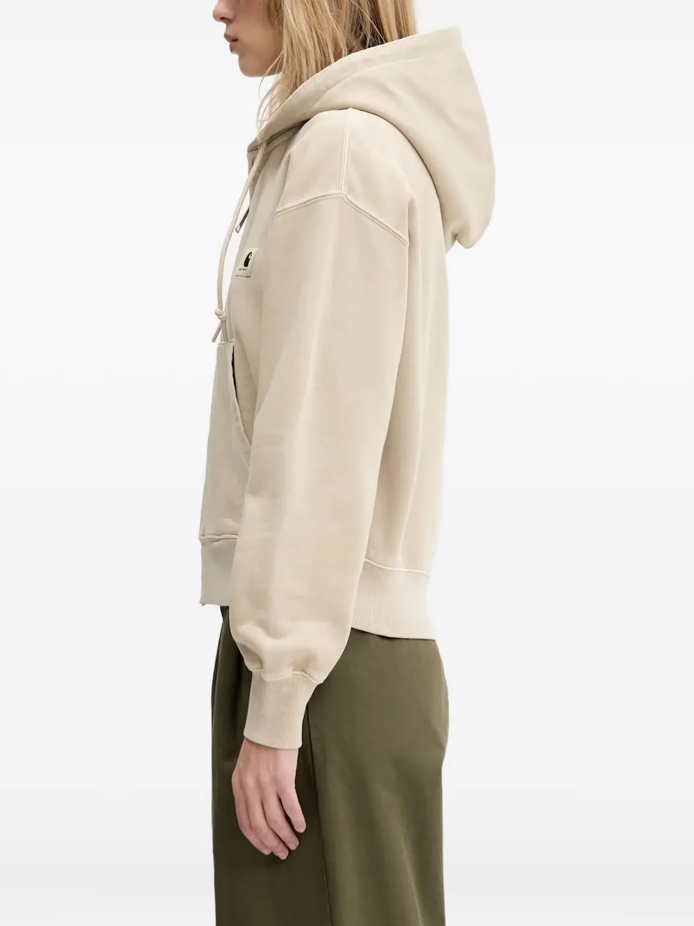 Carhartt WIP Hoodie met rits - Beige