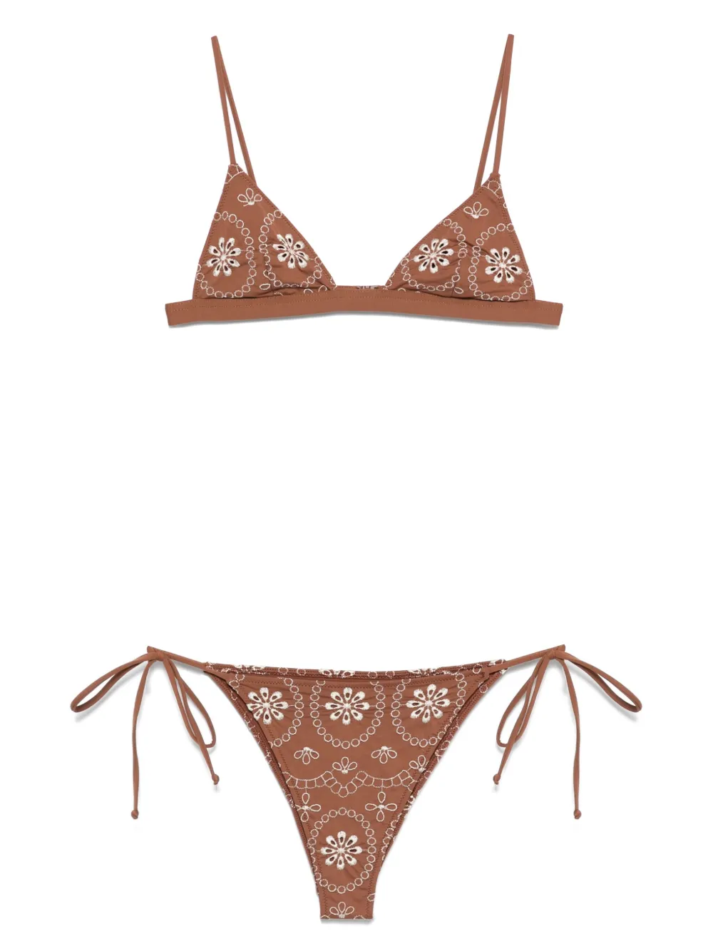 MC2 Saint Barth bandana-print bikini | Brown | Image 1