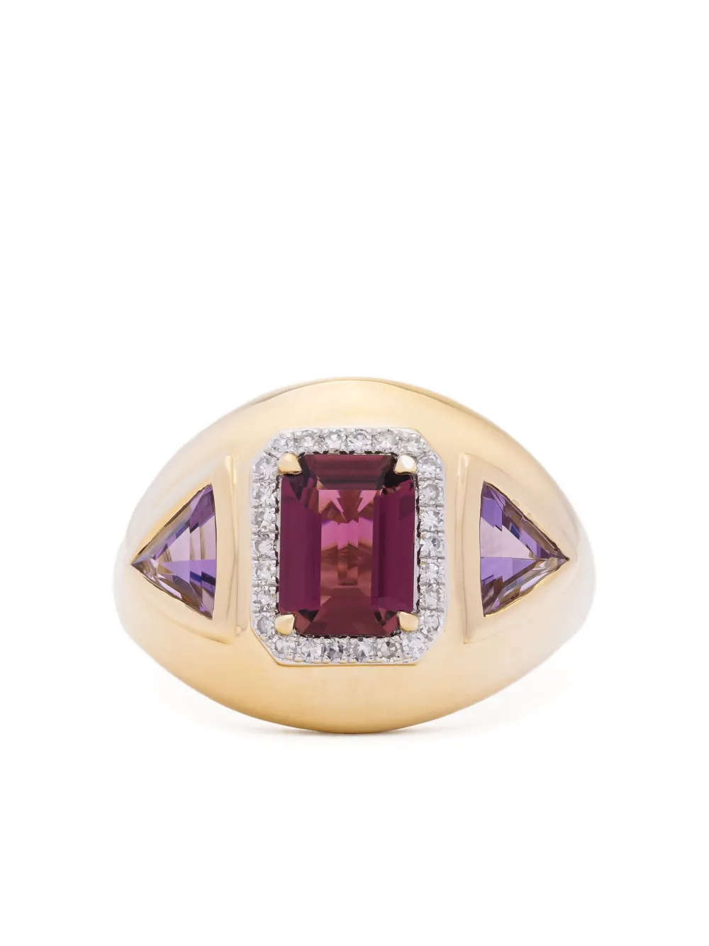 Ouf! 14K yellow gold multi-stone ring | Gold | Image 1