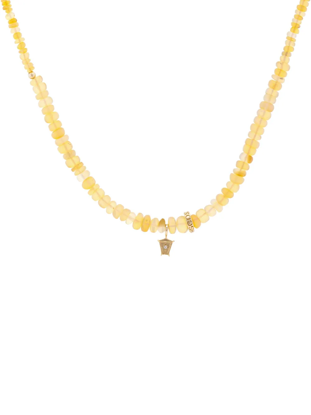 Scosha 10K yellow gold Luminary Opal necklace | Fine Jewelry | Image 2