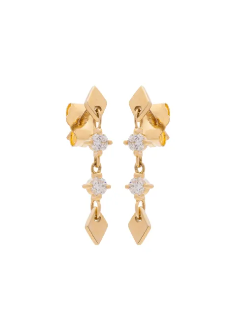 Eden Presley 14K yellow gold Shine diamond earring