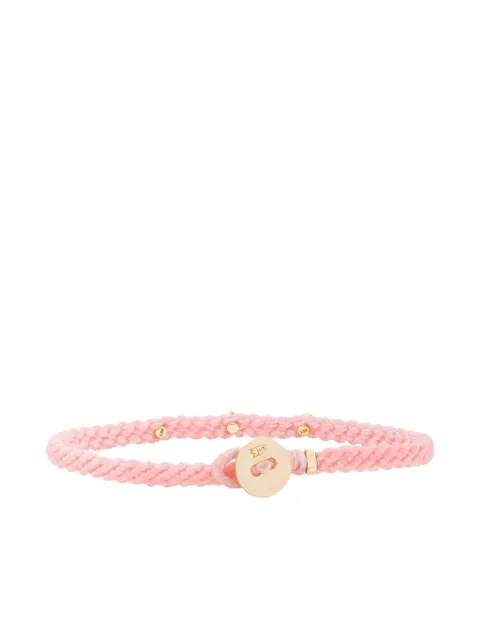 Scosha 10K yellow gold emerald and diamond bracelet