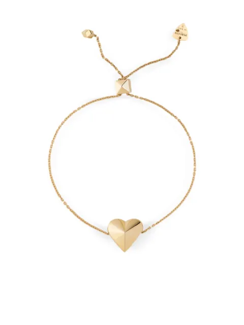 Peruffo 18K yellow gold heart-charm bracelet