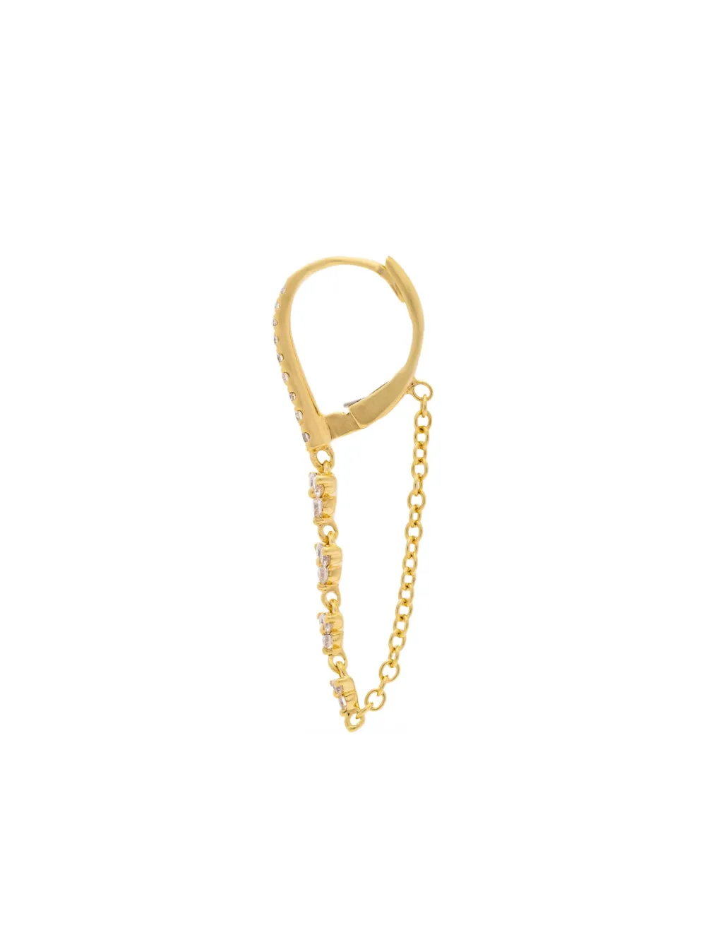 Tracy Upton 14K yellow gold diamond drop earring | Fine Jewelry | Image 2
