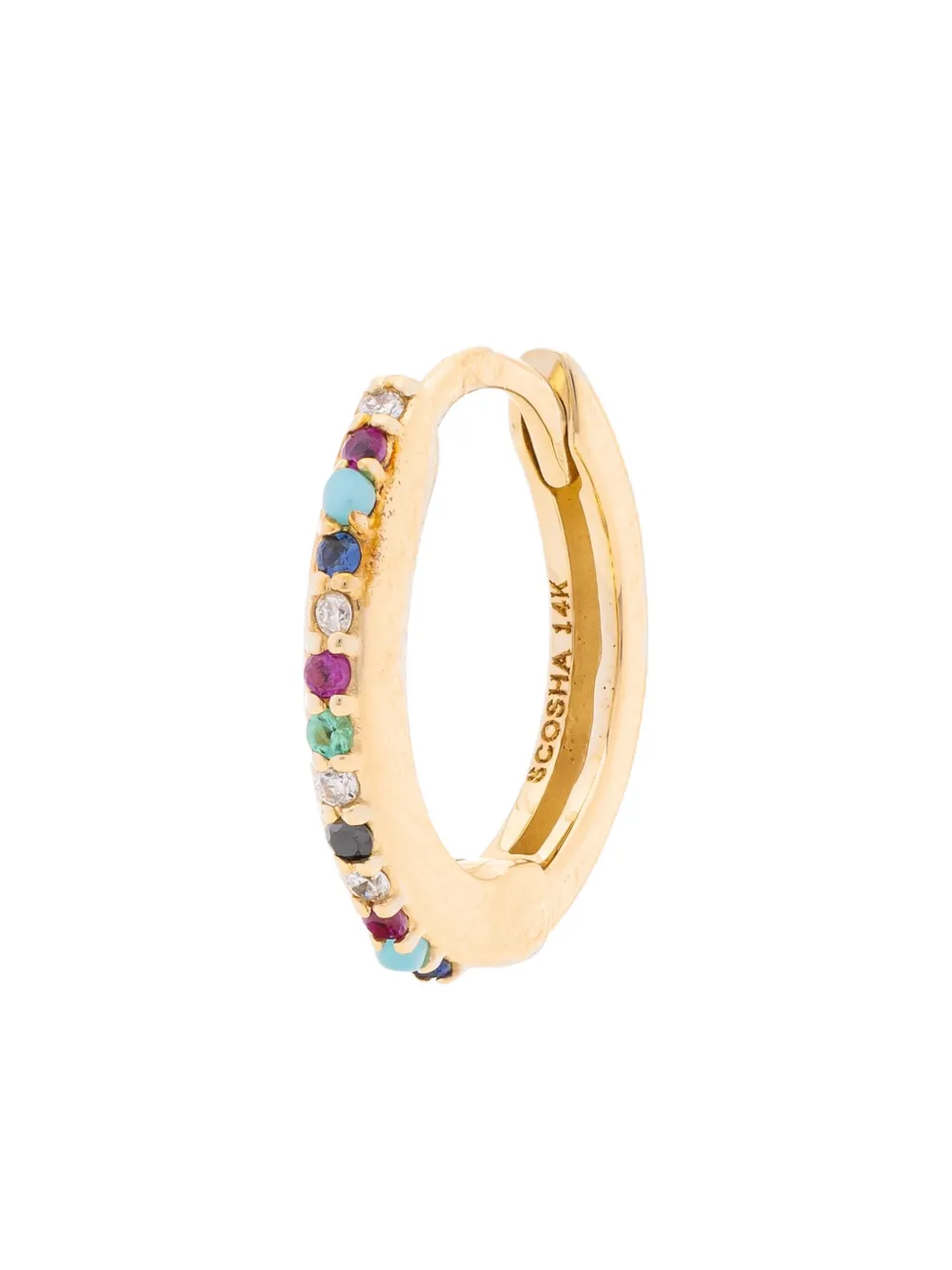 Scosha 14K yellow gold multi-stone earrings | Fine Jewelry | Image 2