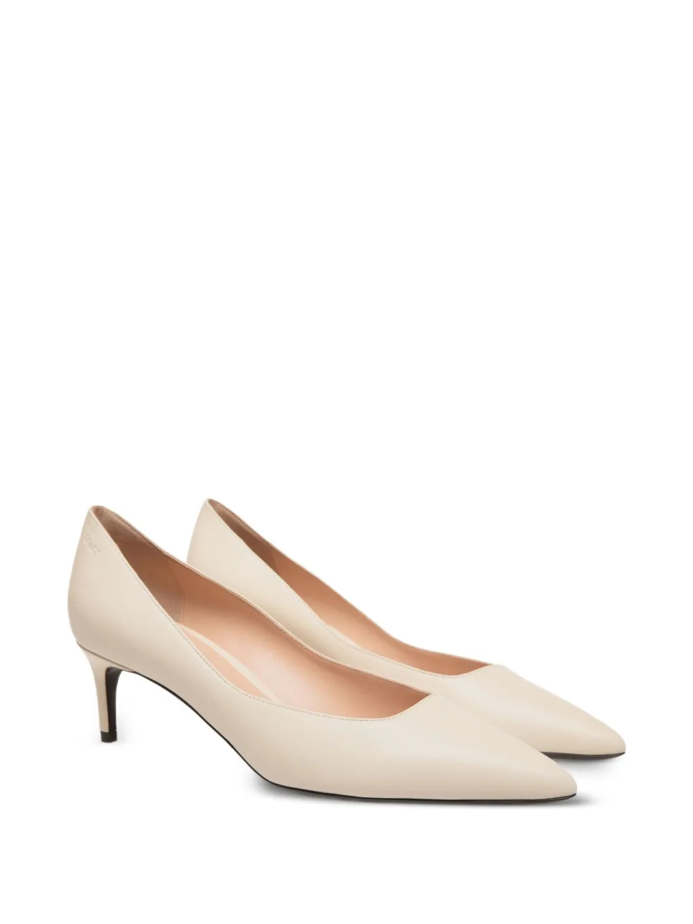 Bally leather pointed-toe pumps White