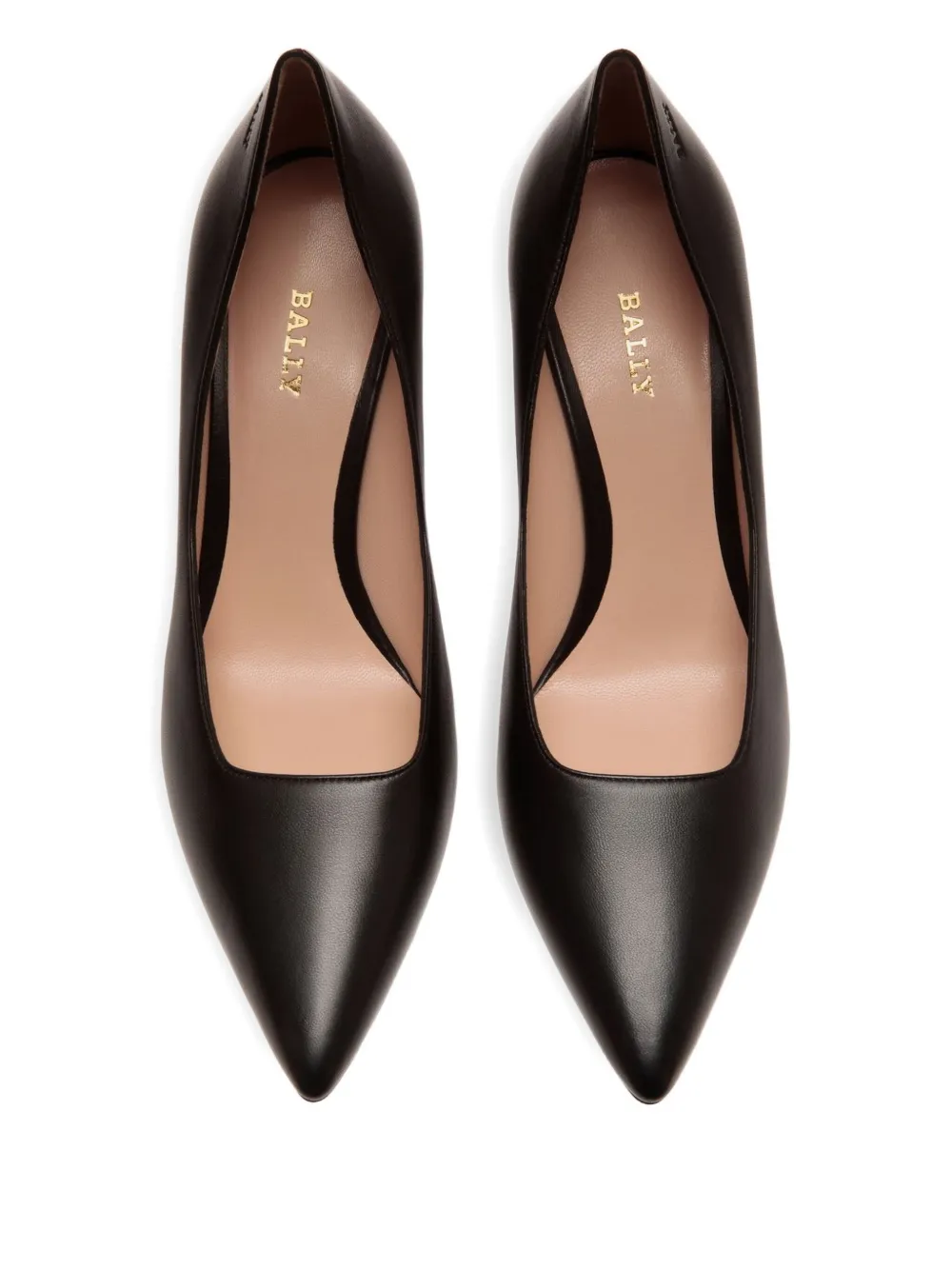 Bally leather pointed-toe pumps Black